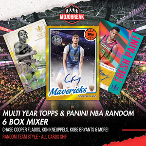 Multi Year Topps Panini NBA 6 Box Value Mixer Random Team #6