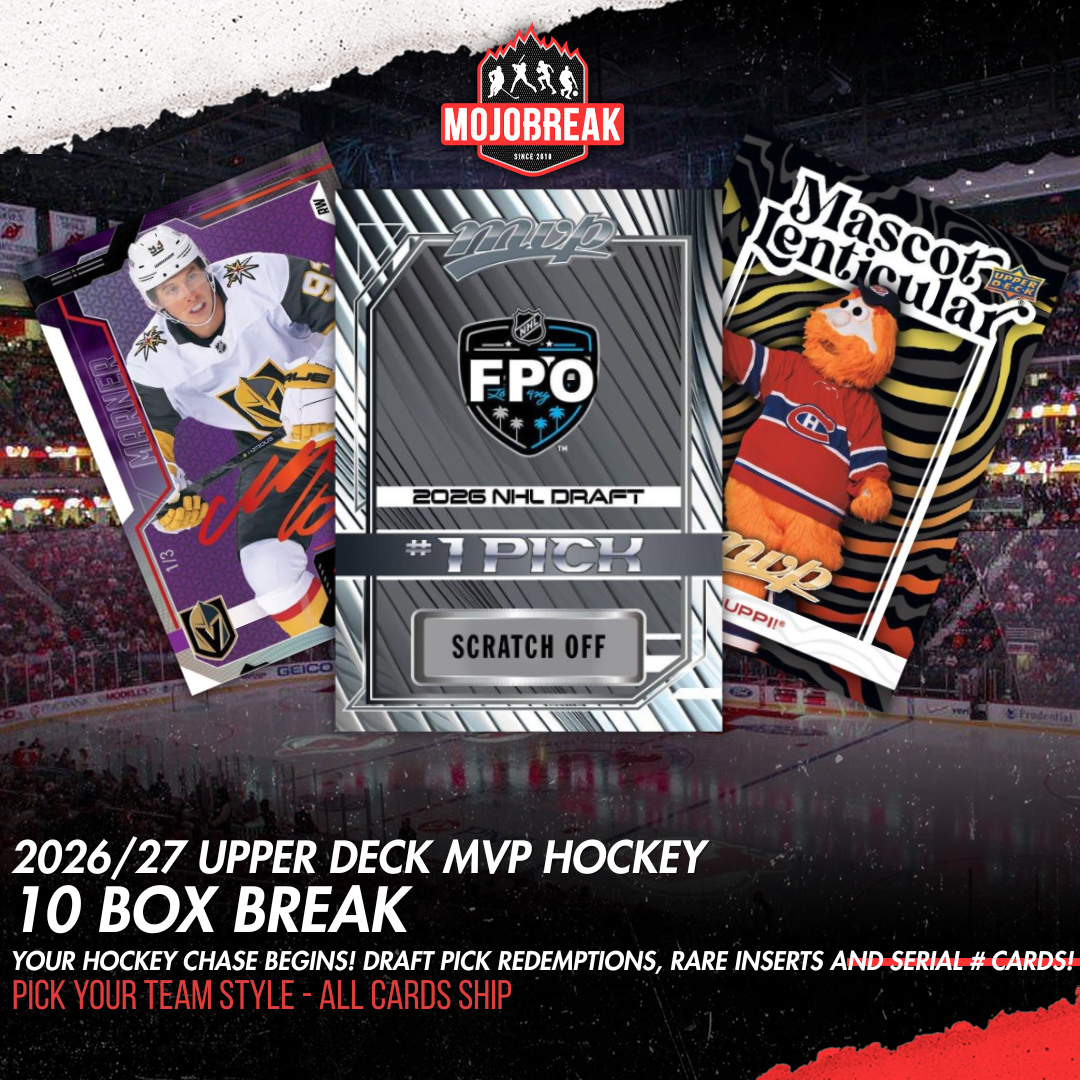 2026-27 Upper Deck MVP Hockey Hobby 10 Box Pick Your Team #1