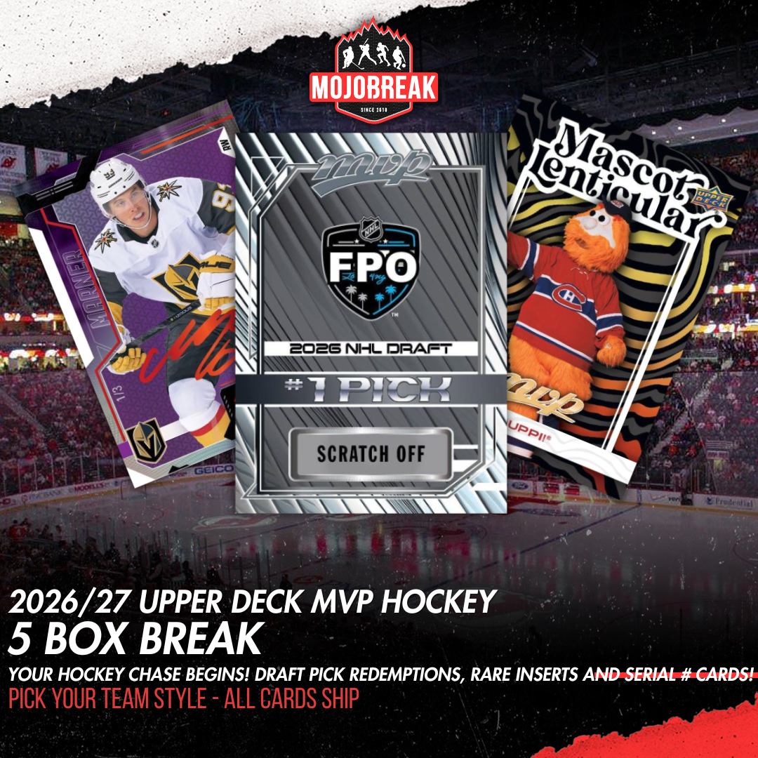 2026-27 Upper Deck MVP Hockey Hobby 5 Box Pick Your Team #2