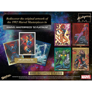 2024 Upper Deck Marvel Masterpieces '92 Platinum 3 Box Random Letter #3