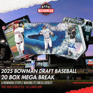 2025 Bowman Draft Baseball Mega Box 20 Box Case Pick Your Team #3