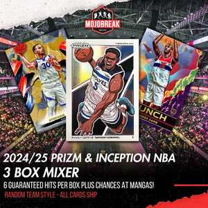 2024/25 Panini Prizm Inception Basketball 3 Box Mixer Random Team #3