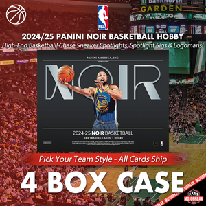 2024-25 Panini Noir Basketball Hobby 4 Box Case Pick Your Team #1