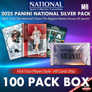 2025 Panini National Sports Convention VIP Exclusive Silver 100 Pack Box Pick Your Player #2 (Listing 1 of 2)