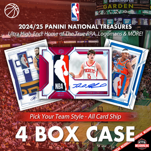 2024/25 Panini National Treasures Basketball Hobby 4 Box Case Pick Your Team #6