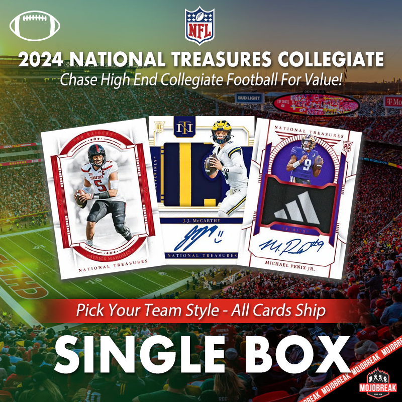 2024 Panini National Treasures Collegiate Football Single Box Pick Your Team #1