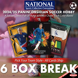 NSCC #98 - 2024-25 Panini Obsidian Soccer Hobby 6 Box Pick Your Team
