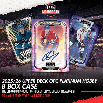 2025/26 Upper Deck O-Pee-Chee Platinum Hockey Hobby 8 Box Case Pick Your Team #9
