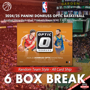 2024/25 Panini Donruss Optic Basketball Hobby 6 Box Random Team #2