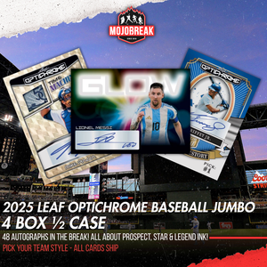 2025 Leaf Optichrome Baseball Jumbo 4 Box Pick Your Team #1