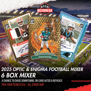 2025 Panini Donruss Optic Enigma Football 6 Box Mixer Pick Your Team #2