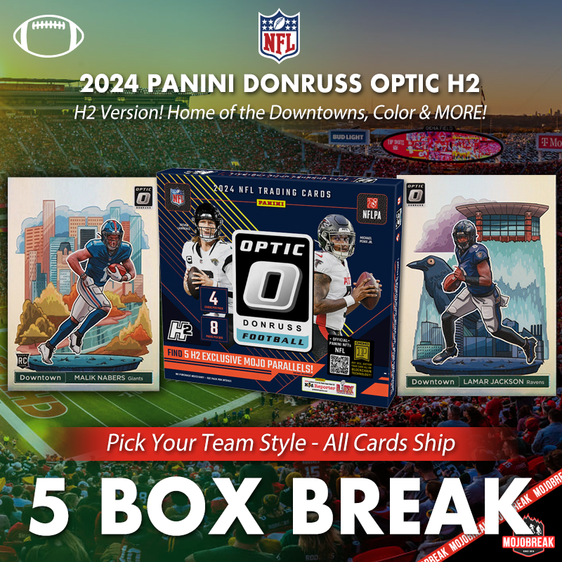 2024 Panini Donruss Optic NFL H2 5 Box Pick Your Team #2