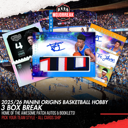 2025/26 Panini Origins Basketball Hobby 3 Box Pick Your Team #2