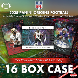 2025 Panini Origins NFL Hobby 16 Box Case Pick Your Team #1