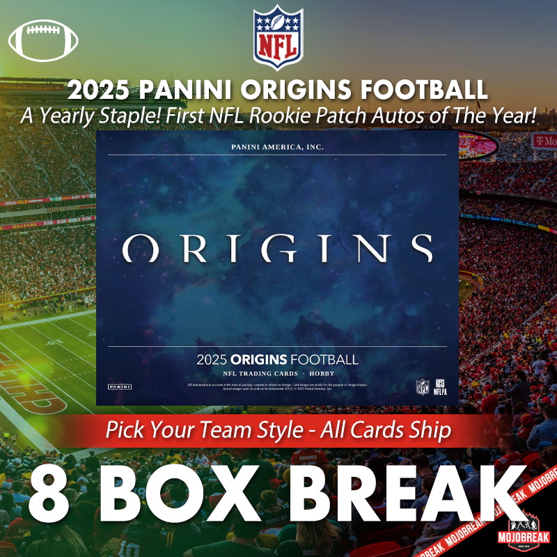 2025 Panini Origins NFL Hobby 8 Box Pick Your Team #1