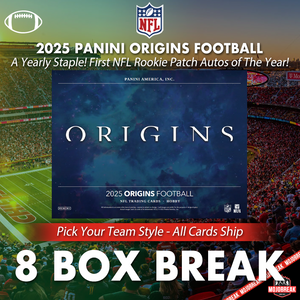 2025 Panini Origins NFL Hobby 8 Box Pick Your Team #1