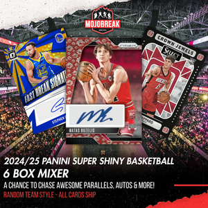2024/25 Panini Super Shiny NBA 6 Box Mixer Random Team #1