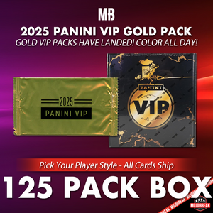 2025 Panini National Sports Convention VIP Exclusive Gold 125 Pack Case Pick Your Player #4