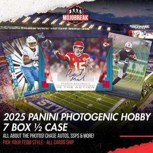 2025 Panini Photogenic Football Hobby 7 Box Pick Your Team #2