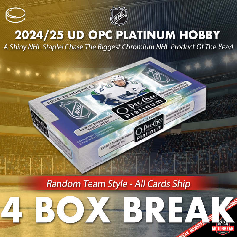 2024-25 Upper Deck O-Pee-Chee Platinum Hockey 4 Box Random Team #2