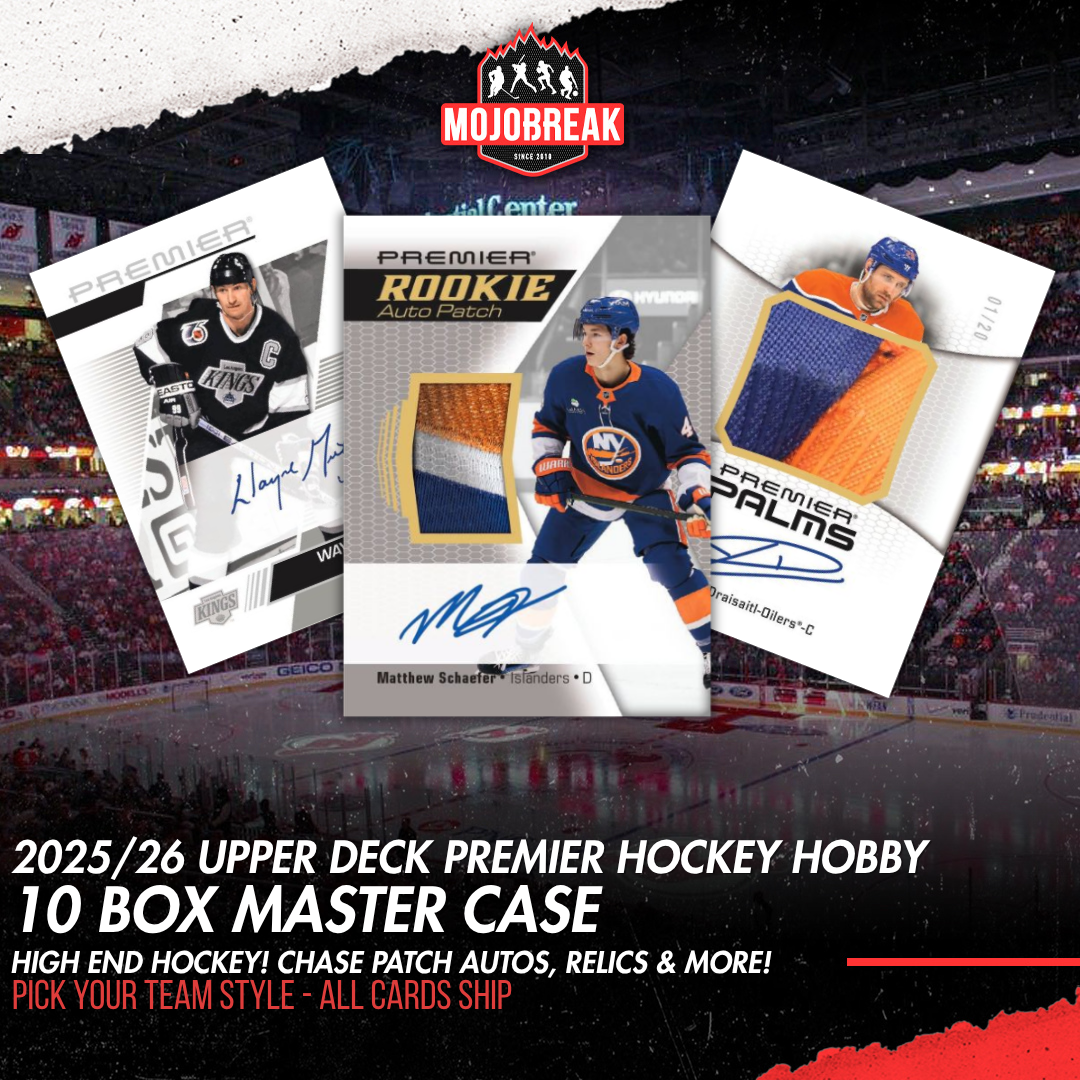 2025/26 Upper Deck Premier Hockey Hobby 10 Box Master Case Pick Your Team #2