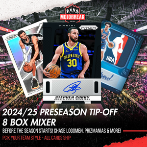 2024-25 Preseason Tip-Off Shiny NBA Hobby 8 Box Mixer Pick Your Team #2