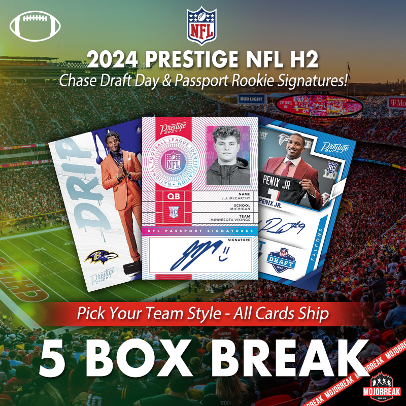 2024 Panini Prestige Football H2 5 Box Pick Your Team #1