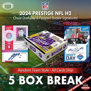 2024 Panini Prestige Football H2 5 Box Random Team #1