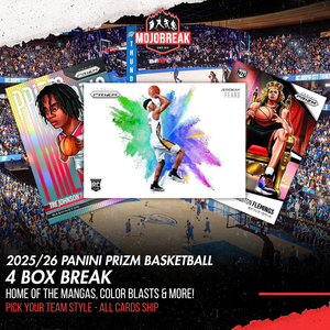 2025/26 Panini Prizm Basketball Hobby 4 Box Pick Your Team #1