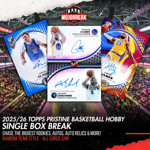 2025/26 Topps Pristine Basketball Hobby Single Box Random Team #1