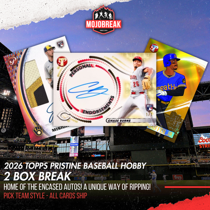 2026 Topps Pristine Baseball Hobby 2 Box Pick Your Team #2