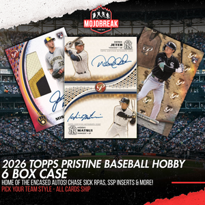 2026 Topps Pristine Baseball Hobby 6 Box Case Pick Your Team #1