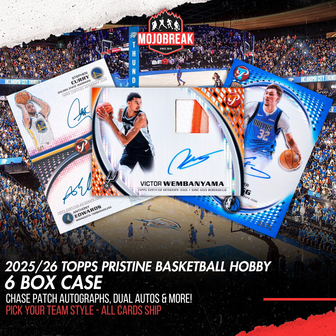 2025/26 Topps Pristine Basketball Hobby 6 Box Case Pick Your Team #1