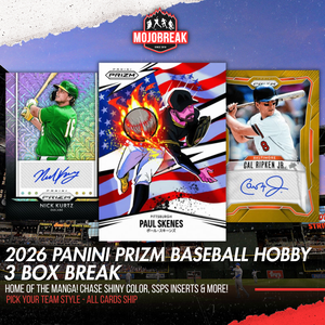 2026 Panini Prizm Baseball Hobby 3 Box Pick Your Team #1