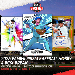 2026 Panini Prizm Baseball Hobby 4 Box Random Team #3
