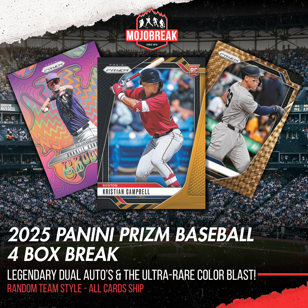 2025 Panini Prizm Baseball 4 Box Break Random Team #1