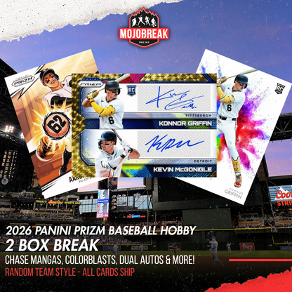 2026 Panini Prizm Baseball Hobby 2 Box Random Team #2