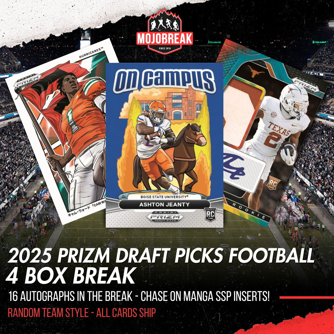 2025 Panini Prizm Collegiate Draft Football Hobby 4 Box Random Team #1