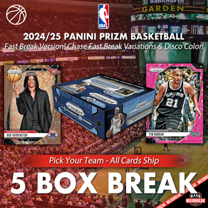 2024-25 Panini Prizm NBA Fast Break 5 Box Break Pick Your Team #6