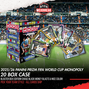 2026 Panini Prizm Monopoly Soccer Blaster 20 Box Case Pick Your Team #1