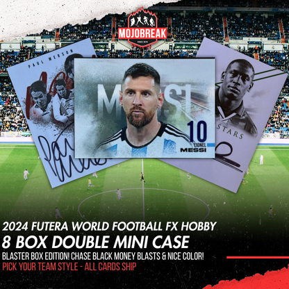 2024 Futera FX World Football Soccer 8 Box Double Case Pick Your Country #1