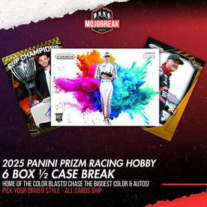 2025 Panini Prizm Racing Hobby 6 Box Half Case Pick Your Driver #1