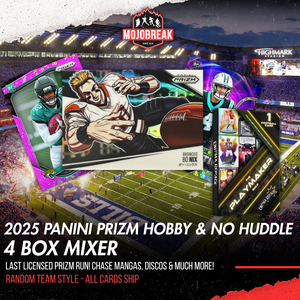 2025 Panini Prizm Hobby No Huddle Enigma Football 4 Box Random Team #1