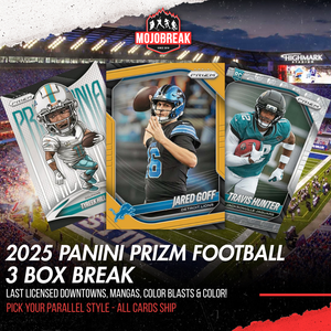 2025 Panini Prizm Football Hobby 3 Box Pick Your Parallel #2