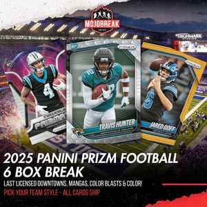 2025 Panini Prizm Football Hobby 6 Box Half Case Pick Your Team #1