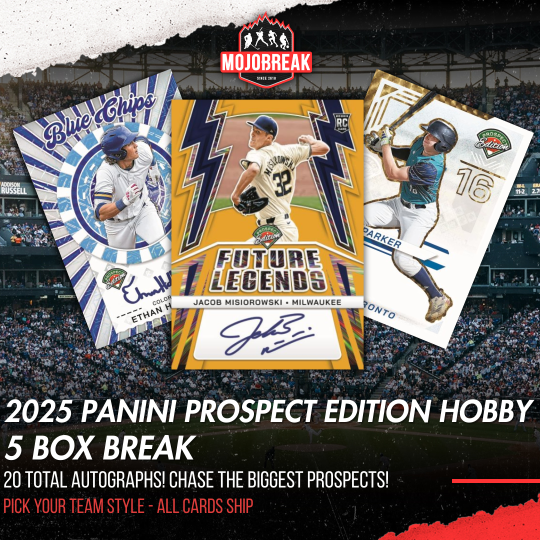 2025 Panini Prospect Edition Baseball Hobby 5 Box Pick Your Team #17