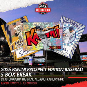 2025 Panini Prospect Edition Baseball Hobby 5 Box Random Team #1