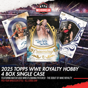 2025 Topps WWE Royalty 4 Box Case Pick Your Wrestler #2