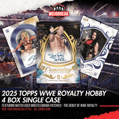 2025 Topps WWE Royalty 4 Box Case Pick Your Wrestler #2