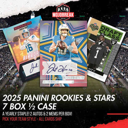 2025 Panini Rookies & Stars Football Hobby 7 Box Half Case Pick Your Team #3